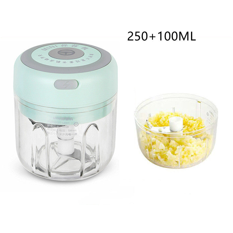 Mini Elektrisk Hackare - Uppladdningsbar - 250ml + 100ml